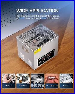 10L Ultrasonic Cleaner 2.6 gal Professional Industrial Auto Cleaning Machi