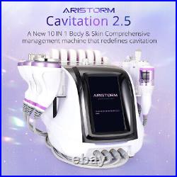 10 in 1 Ultrasonic 40K Cavitation 2.5 Vacuum RF Led Laser Body Slimming Machine