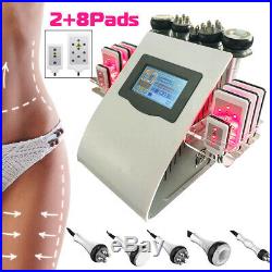 110V 6in1 Vacuum Ultrasonic Cavitation SPA RF Body Slimming Cellulite Machine