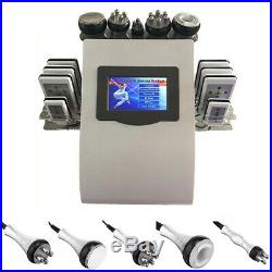 110V 6in1 Vacuum Ultrasonic Cavitation SPA RF Body Slimming Cellulite Machine