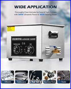 15L Ultrasonic Cleaner withKnob Total 760W Professional Industrial Clean Machine