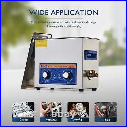 180W CO-Z Ultrasonic Cleaner with Heater and Timer 6L Sonic Cavitation Machine