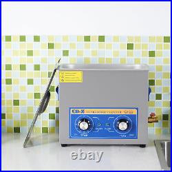 180W CO-Z Ultrasonic Cleaner with Heater and Timer 6L Sonic Cavitation Machine