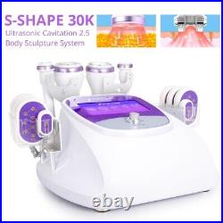 2022 S-SHAPE Ultrasound Cavitation Vacuum Suction&RF LED Body Slimming Machine