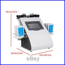 220V 6 in1 Ultrasonic Cavitation RF Skin Lift Vacuum Lipo Laser Slimming Machine