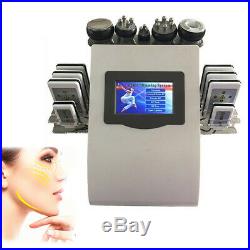 220V 6in1 Vacuum Ultrasonic Cavitation 40K RF Body Slimming Cellulite Machine