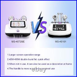 30K S-SHAPE Cavitation RF Vacuum EMS Body Slimming Machine Ultrasonic 40W+80W US