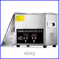 3L Ultrasonic Cleaner, 0.8 gal Digital Sonic Cavitation Machine, 120W Stainle