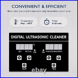 3L Ultrasonic Cleaner, 0.8 gal Digital Sonic Cavitation Machine, 120W Stainle