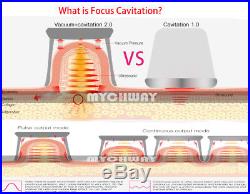 3-1 Ultrasonic Focus Cavitation 40K Vacuum RF Vacuum Slim Machine Weight Loss