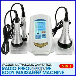 3 IN 1 40K Cavitation Ultrasonic RF Radio Frequency Body Slimming Machine+Gel US