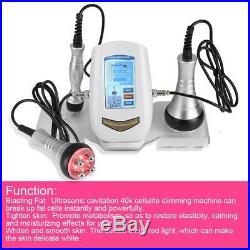 3 In1 RF Vacuum Ultrasonic Cavitation Radio Frequency Fat Loss Massager Machine