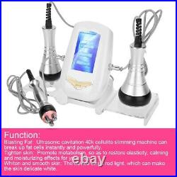 3 In 1 RF Vacuum Ultrasonic Cavitation Radio Frequency Fat Loss Massager Machine