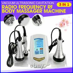 3-in-1 Pro Ultrasonic Cavitation RF Body Slimming Lifting Massager Machine US