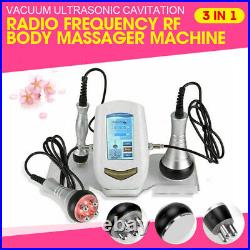3-in-1 Ultrasonic Vacuum Cavitation RF Body Slimming Lifting Massager Machine