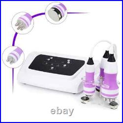 3in1 3 Probes Ultrasonic Cavitation Handles 1MH Facial Clean Body Slim Machine