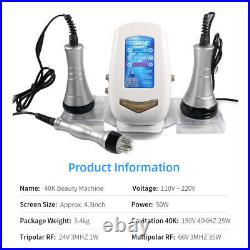 3in1 Ultrasonic Cavitation Radio Frequency RF Body Shaping Slimming Machine