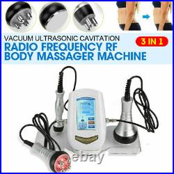 3in1 Ultrasonic Cavitation Vacuum Radio Frequency Cellulite Slimming Spa Machine