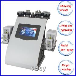 40K Ultrasonic Cavitation 6-1 Radio Frequency Body Slimming Vacuum RF Machine