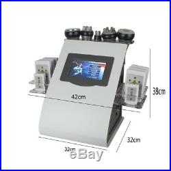 40K Ultrasonic Cavitation 6-1 Radio Frequency Body Slimming Vacuum RF Machine