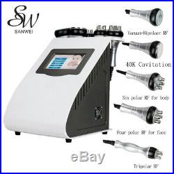 40K Ultrasonic Liposuction Cavitation Multipolar RF Vacuum Slimming Machine