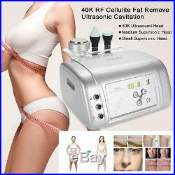 40k Ultrasonic Cavitation 3in1 RF Radio Frequency Body Beauty Machine Spa