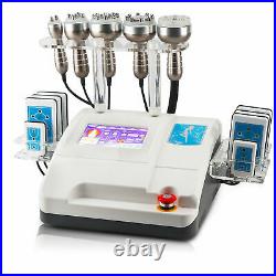 4 / 6 in 1 Vacuum Ultrasonic Cavitation RF Radio Frequency Body Slimming Machine