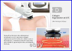 4 In 1 360° Rotating RF Ultrasonic Cavitation Slimming Skin Rejuvenation Machine