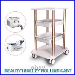 4-Layers Trolley Cart Stand Ultrasonic Cavitation RF Beauty Spa Salon Machine