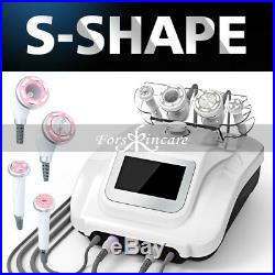 4in1 S-SHAPE Ultrasonic Cavitation RF EMS Vacuum Fat Cellulite Slimming Machine
