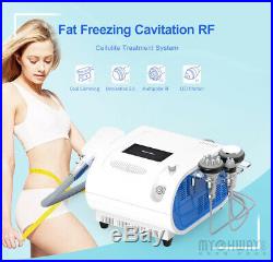 4in1 Ultrasonic Cavitation Vacuum RF Fat Freeze Slimming Machine Fat Freezer Spa