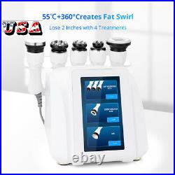 5IN1 360° Rotary RF Ultrasonic Cavitation Vacuum Weight Loss Slimming Machine US