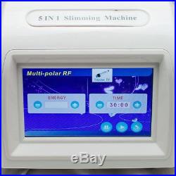 5IN1 40K Cavitation Ultrasonic RF Radio Frequency Multipolar Vacuum Machine 220v