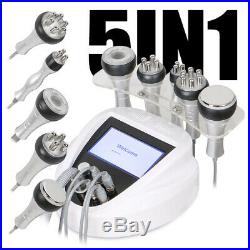 5IN1 Ultrasonic Cavitation Radio Frequency Vacuum Lymphatic Drainage Machine Spa