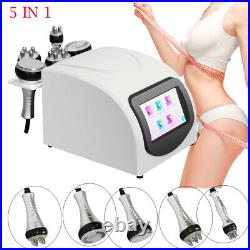 5IN1 Vacuum Ultrasonic Cavitation Machine Radio Frequency RF Face Body Slimming
