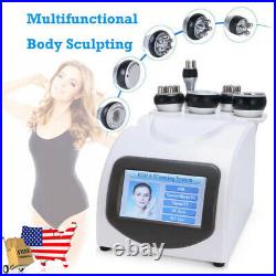 5In1 Ultra-sonic 40K Cavitation Vacuum RF Body Slimming Skin Lifting Machine SPA