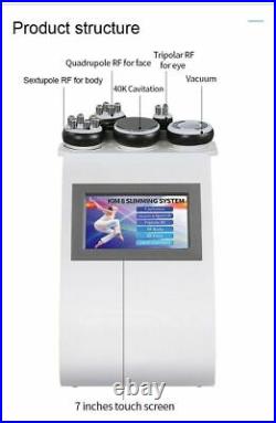 5-1 Ultrasonic Cavitation Radio Frequency Beauty Machine RF Face Body Slimming