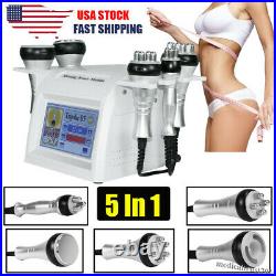 5 IN 1 40K Cavitation Ultrasonic RF Vacuum Body Slimming Machine Fat Removal SPA