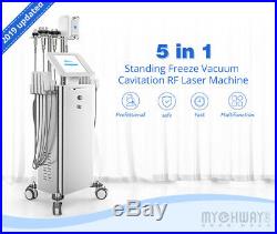 5 IN 1 Fat Freeze Cool Body Slimming Ultrasonic Cavitation RF Cellulite Machine