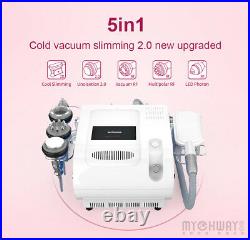 5in1 Cavitation Ultrasonic Vacuum RF Body Massage Sculpting Slimming Spa Machine