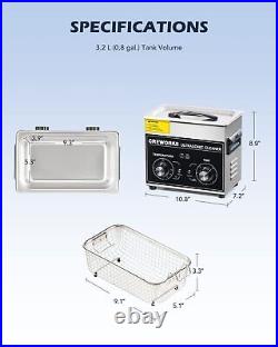 600W ultrasonic cleaner with heater and timer, 7.9 gallon ultrasonic cleaner, 30L