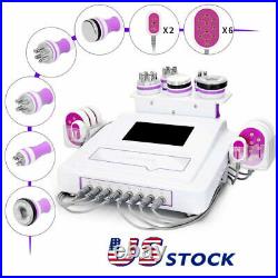 6IN1 40K Cavitation Ultrasonic RF Vacuum Bdoy Slimming Machine Weight Loss USA