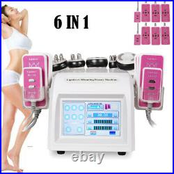6IN1 Vacuum Ultrasonic Cavitation Lipo Body Slimming Machine FDA