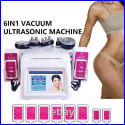 6IN1 Vacuum Ultrasonic Cavitation Lipo Body Slimming Machine US SELLER