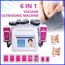 6IN1 Vacuum Ultrasonic Cavitation Lipo Body Slimming Machine auto frequen track