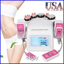 6IN1 Vacuum Ultrasonic Cavitation Lipo Fiber Body Slimming Weight Loss Machine