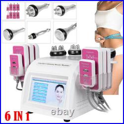 6IN1 Vacuum Ultrasonic Cavitation RF Lipo Body Slimming Fat Remove Machine