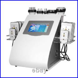 6In1 40K Ultrasonic Cavitation Vacuum 8 Pads Lipo Slimming Machine for Home Use