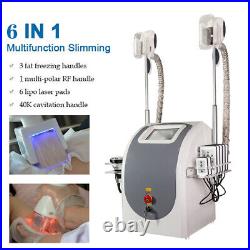 6In1 Cryolipolysis Fat Freezing Vacuum Removal Lift Slimming Machine Double Chin