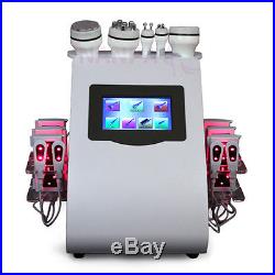 6In1 LLLT Laser Ultrasonic Cavitation Vacuum RF BIO Fat Reduction Beauty Machine